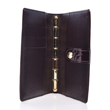 Louis Vuitton Vernis Small Ring Agenda Cover Amarante 5 of 9