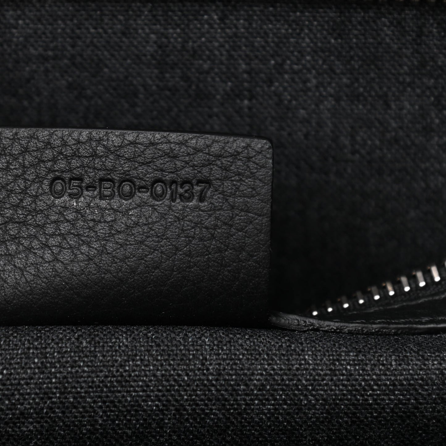 HOMME Calfskin Zip Around Briefcase Black