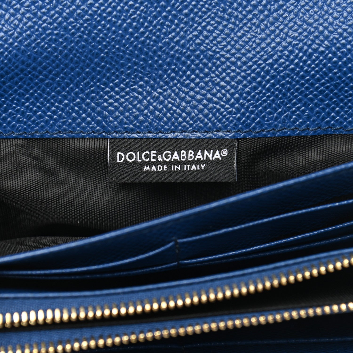 Dolce & Gabbana Dauphine Continental Flap Wallet Blue 6 of 8