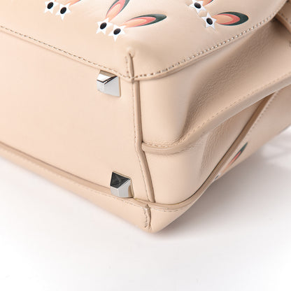 MCM Lambskin Star Eyed Bunny Mini Milla Tote Natural 8 of 9