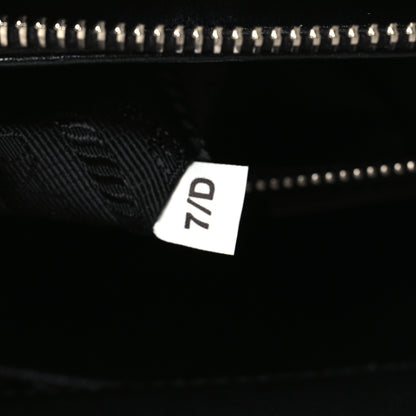 Prada Satin Crystal Mini Galleria Double Zip Tote Metal 7 of 9
