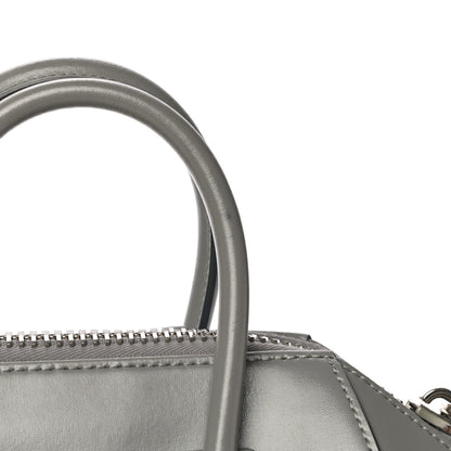 Givenchy Shiny Lord Calfskin Mini Antigona Pearl Grey 14 of 17