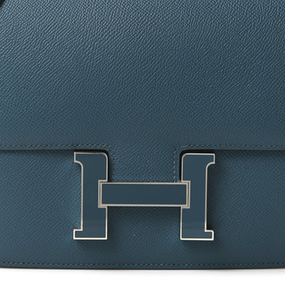 Hermes Epsom Enamel Constance 24 Vert Bosphore 8 of 11