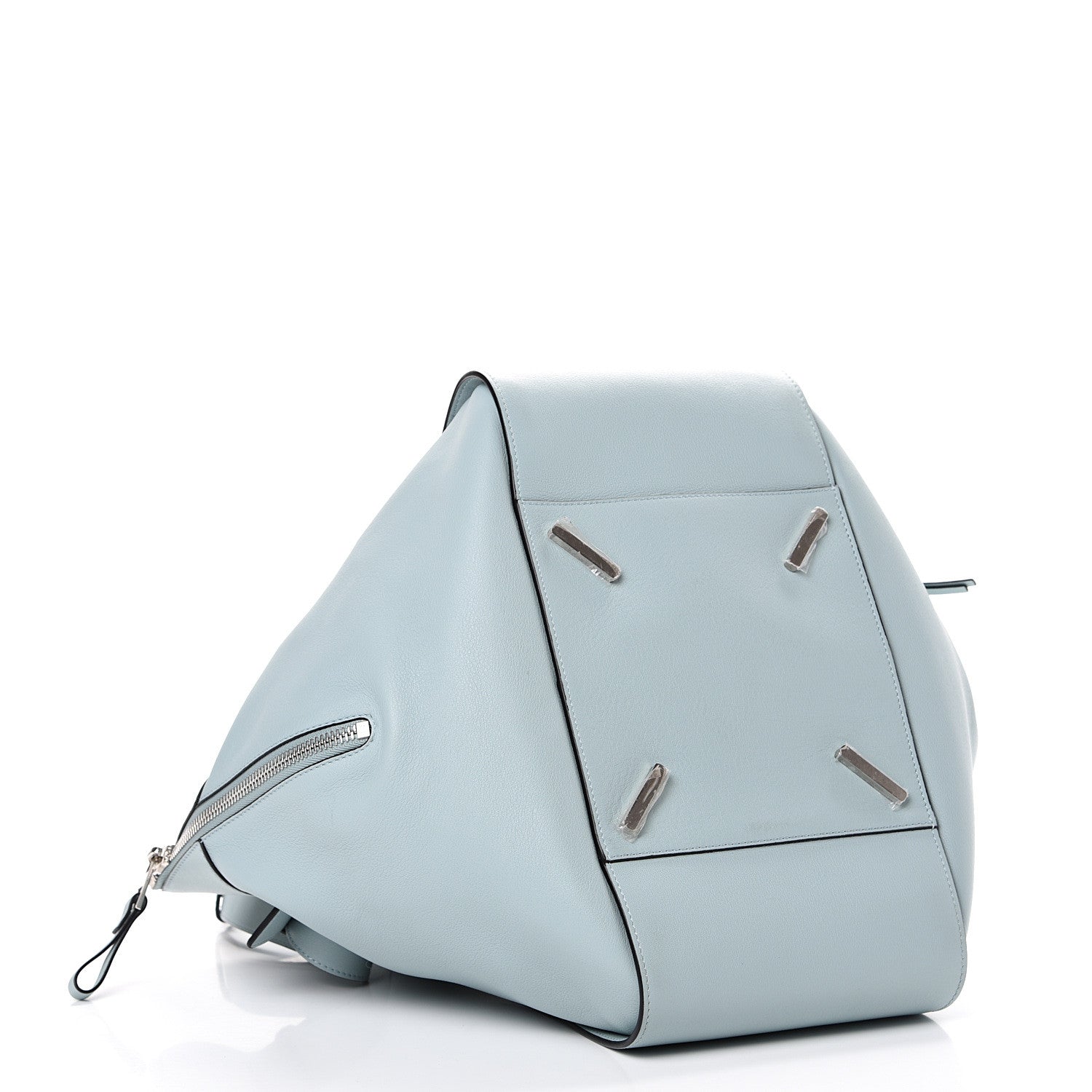 Loewe Calfskin Medium Hammock Shoulder Bag Aqua 3 of 11