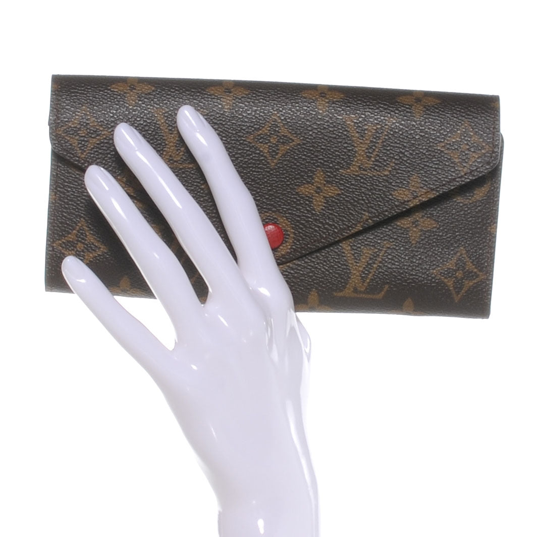 Louis Vuitton Monogram Josephine Wallet Red 2 of 7