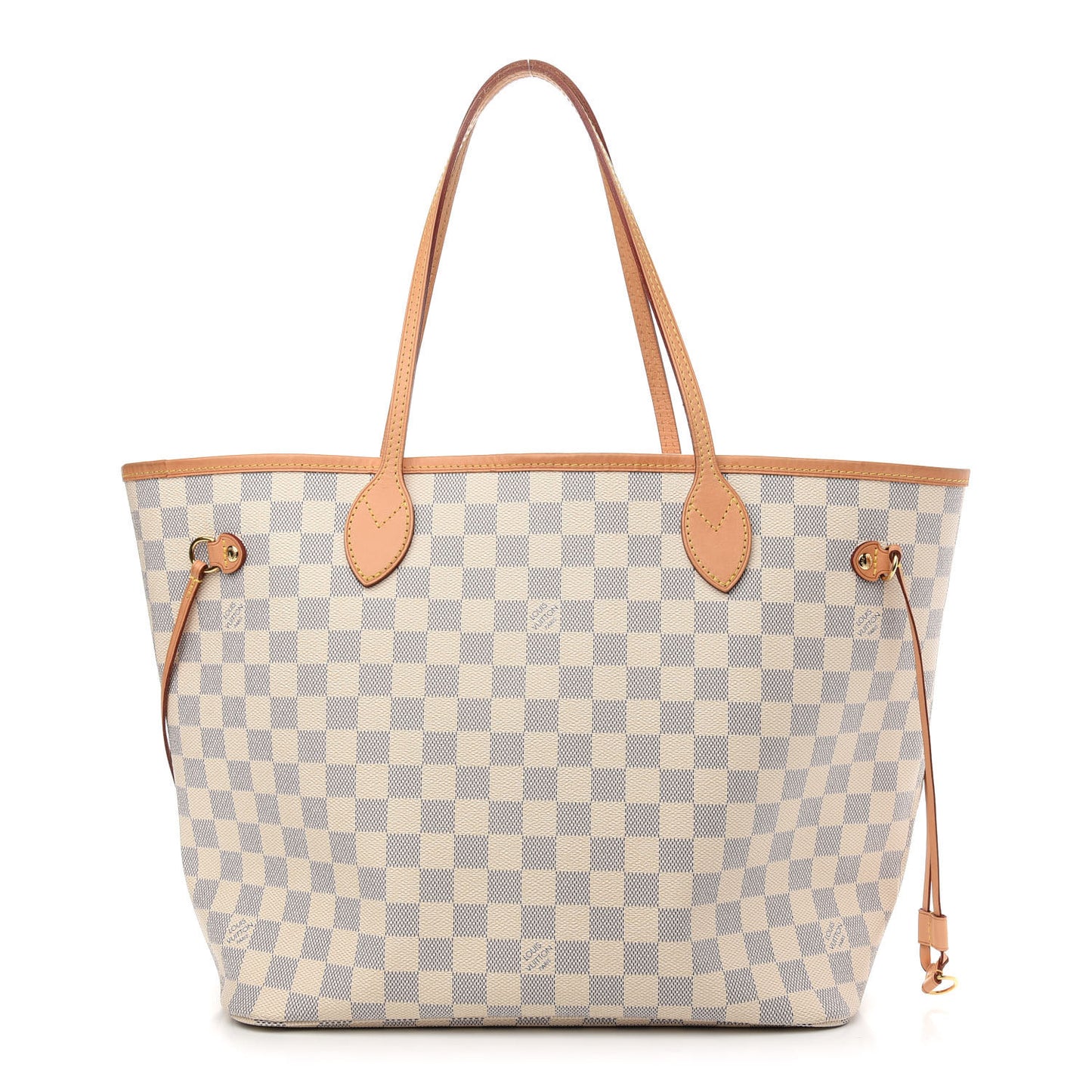Damier Azur Neo Neverfull MM Rose Ballerine