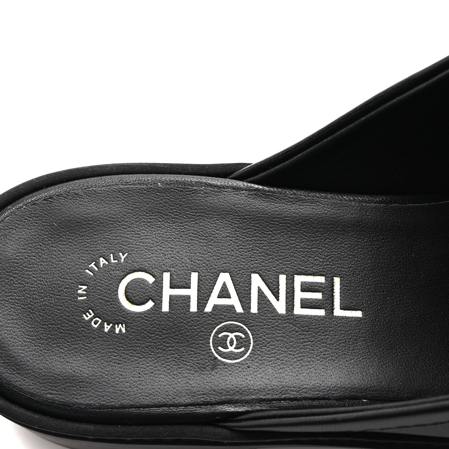 Chanel Lambskin Quilted CC Turnlock Mules 38.5 Black 1709567