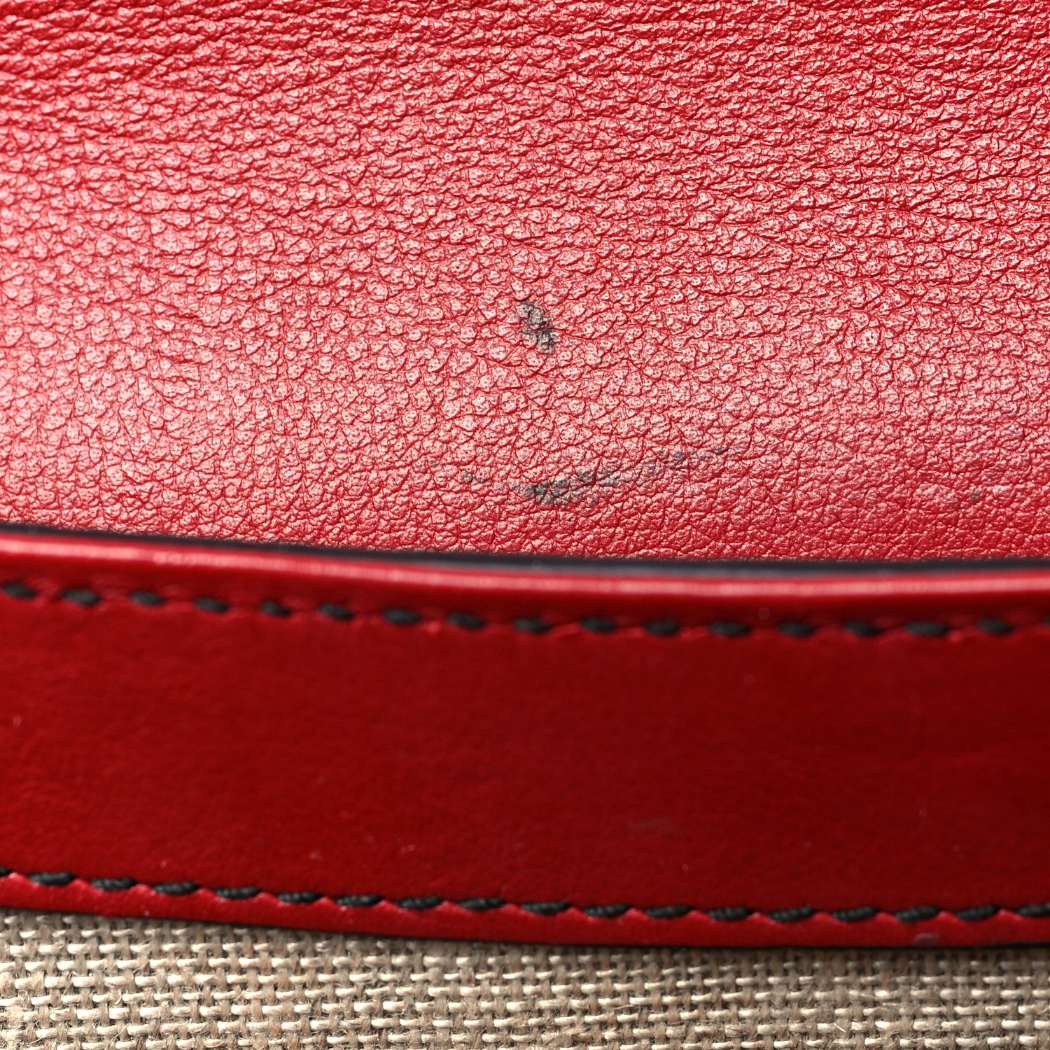 Gucci Microguccissima Medium Emily Chain Shoulder Bag Red 11 of 17