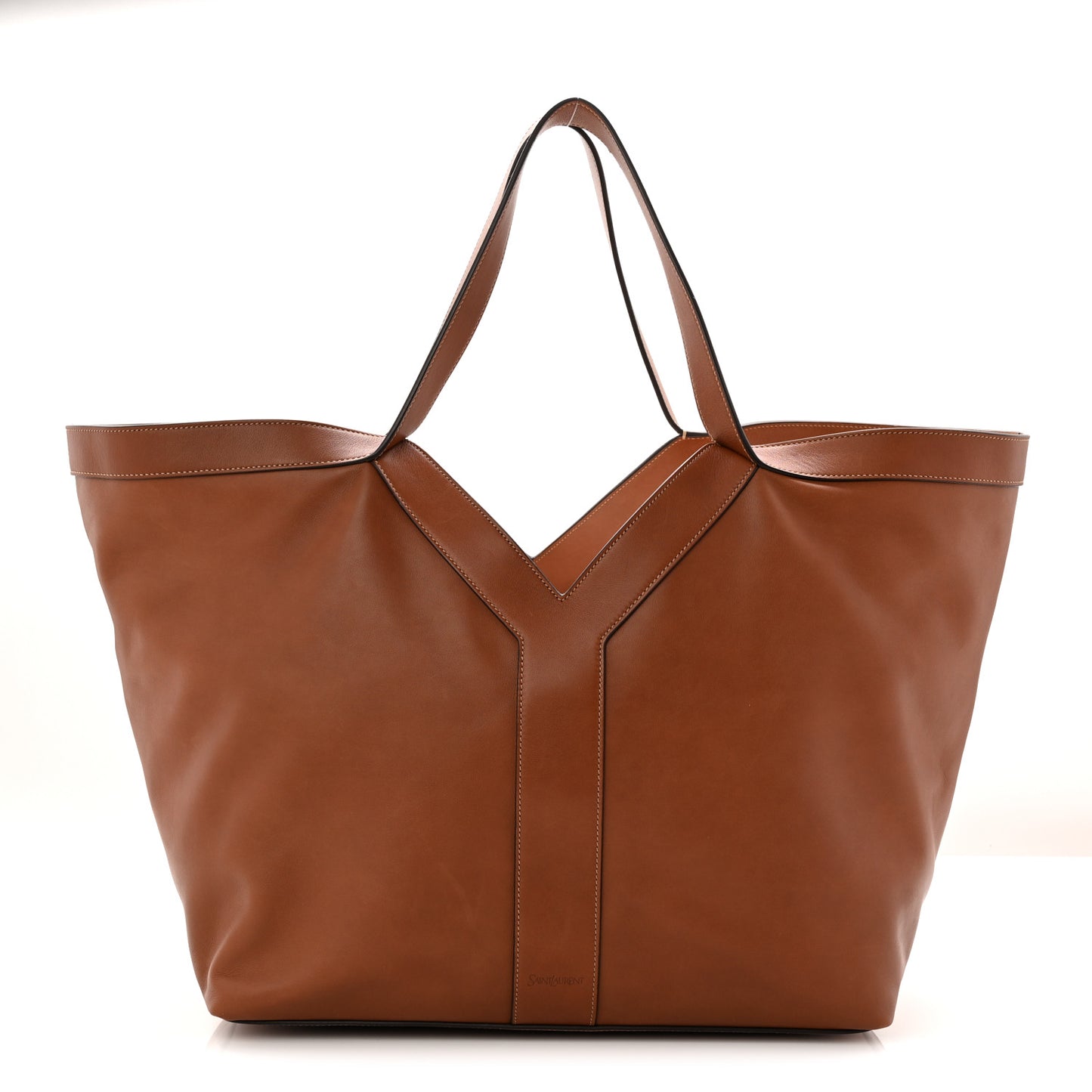 Calfskin Y Tote Brick