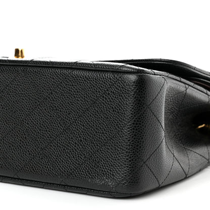 Chanel Caviar Quilted Jumbo Double Flap Black 9 of 11