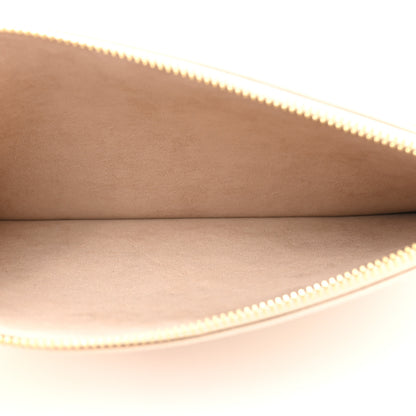 Louis Vuitton Empreinte Monogram Giant Neverfull MM Pochette Creme Rose Trianon 5 of 8