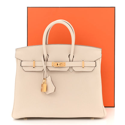 Hermes Togo Birkin 25 Craie 11 of 11