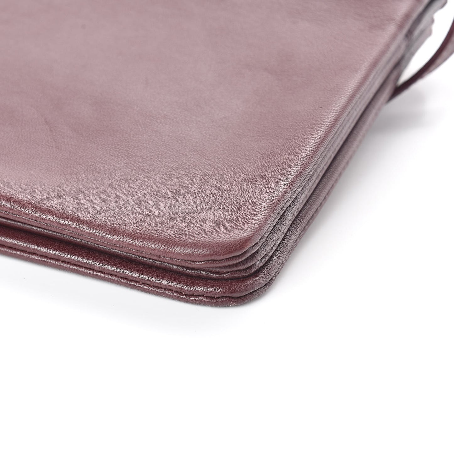 Lambskin Large Trio Crossbody Bag Burgundy