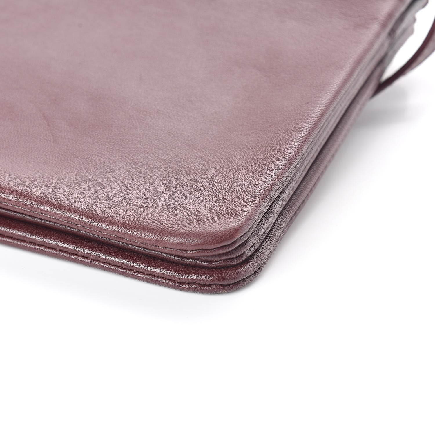 Celine Lambskin Large Trio Crossbody Bag Burgundy 11 of 11