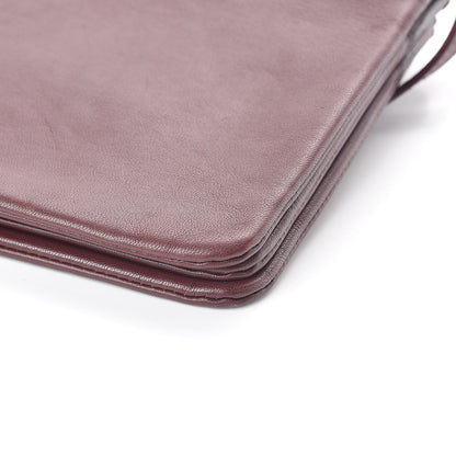 Celine Lambskin Large Trio Crossbody Bag Burgundy 11 of 11