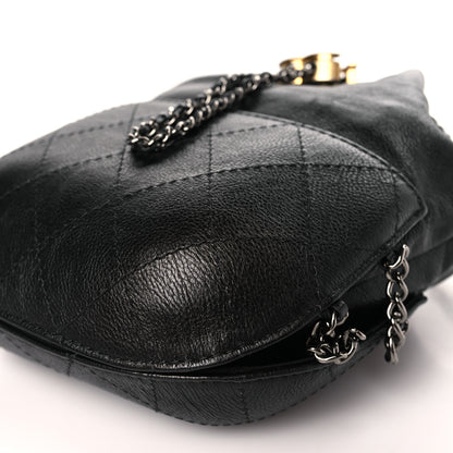 Chanel Calfskin Quilted Small Gabrielle Bucket Black 9 of 10
