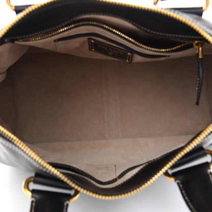 Prada Glace Calf Tote Black 5 of 9