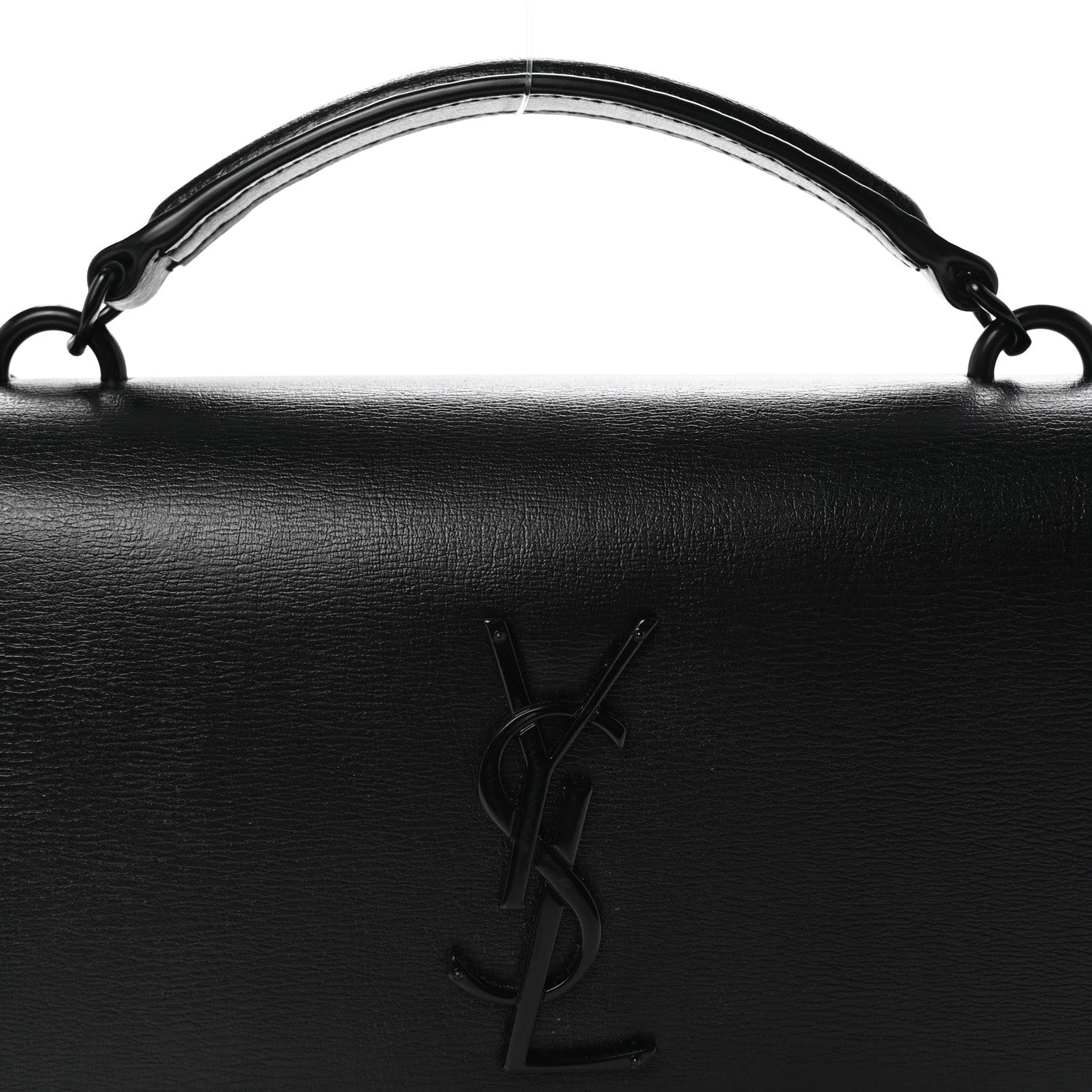 Saint Laurent Calfskin Monogram Sunset Chain Wallet Black 7 of 10