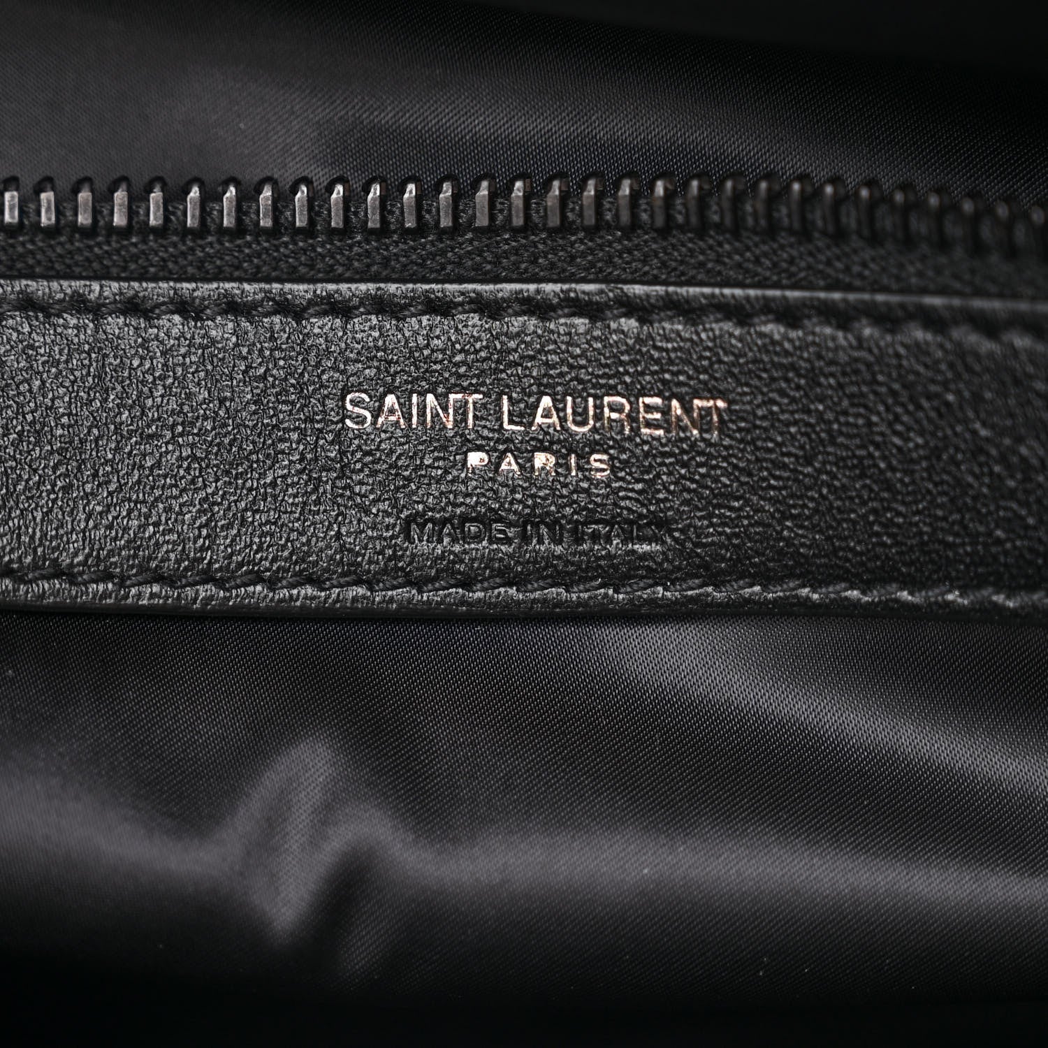 Saint Laurent Nylon Niki Messenger Dark Blueberry Black 6 of 10