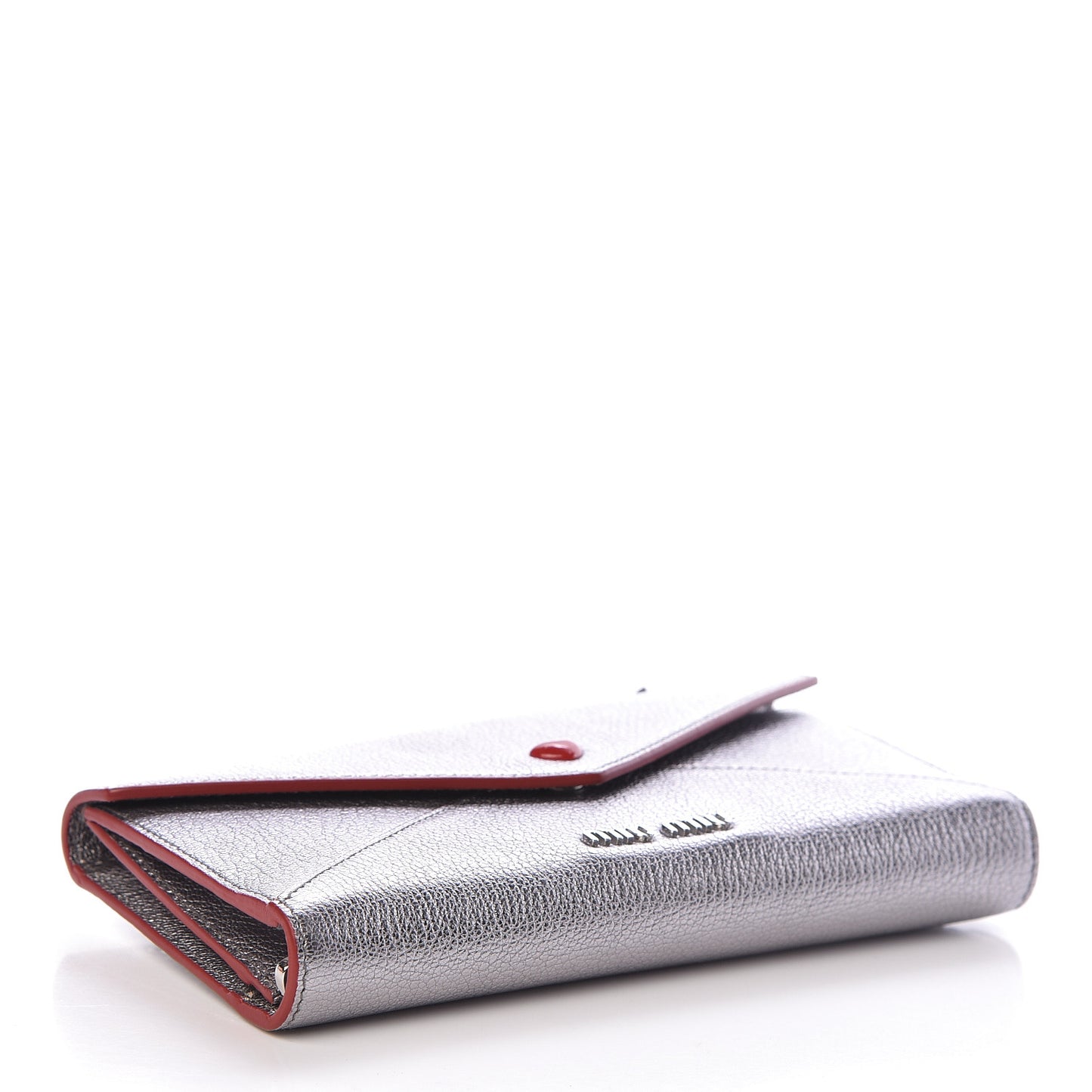 Goatskin Madras Love Envelope Wallet Cromo