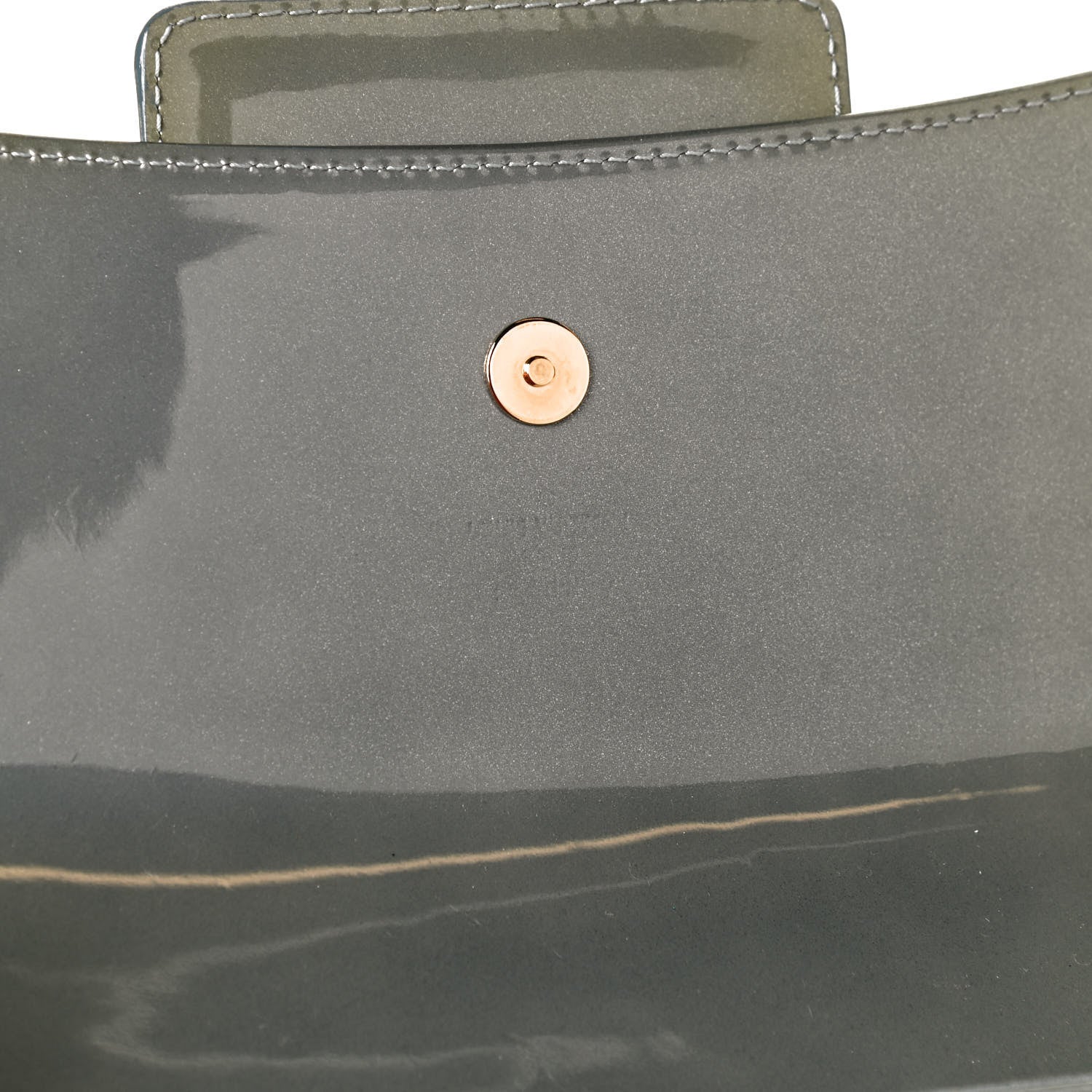 Louis Vuitton Patent Sobe Clutch Givre 7 of 11