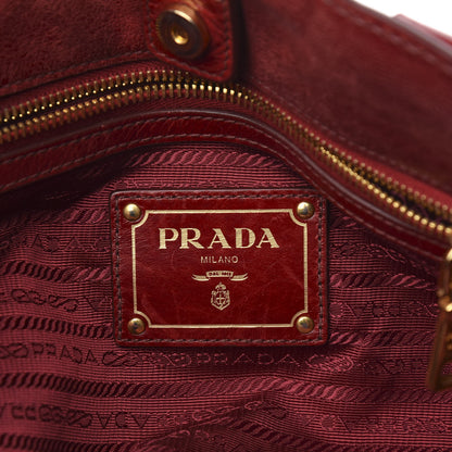 Prada Vitello Shine Tote Rubino 7 of 11