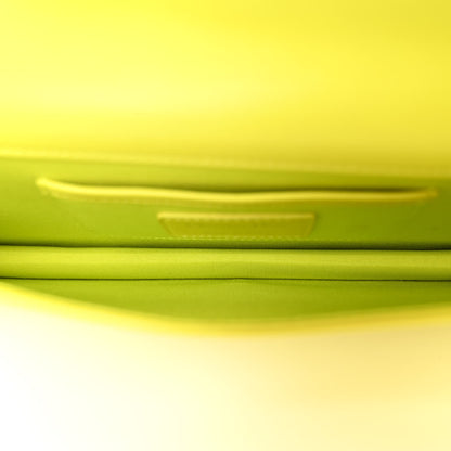 Christian Dior Lambskin Cannage Lady Dior Convertible Clutch Vert Acide 5 of 9