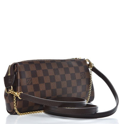 Louis Vuitton Damier Ebene Eva Clutch 2 of 6