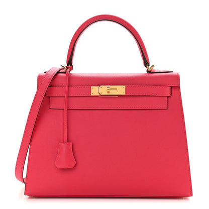 Hermes Epsom Kelly Sellier 28 Rose Extreme 1 of 14
