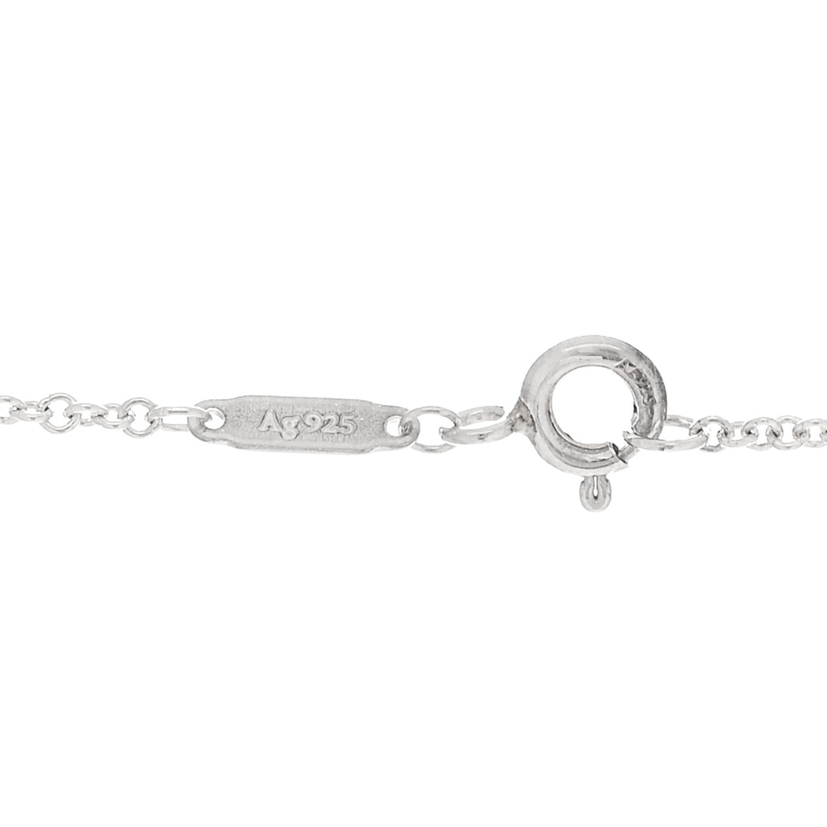 Tiffany Sterling Silver Mom Heart Tag Pendant Necklace 4 of 6