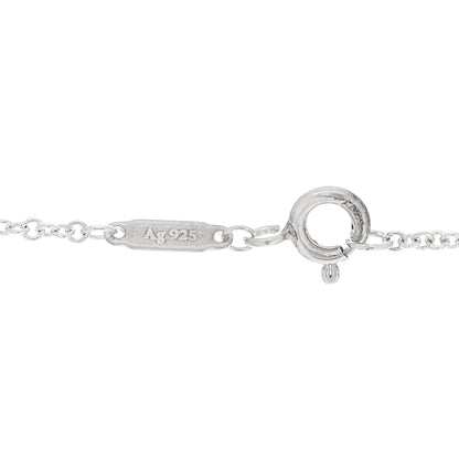 Tiffany Sterling Silver Mom Heart Tag Pendant Necklace 4 of 6