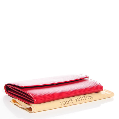 Louis Vuitton Epi Sarah Wallet Rouge 4 of 8