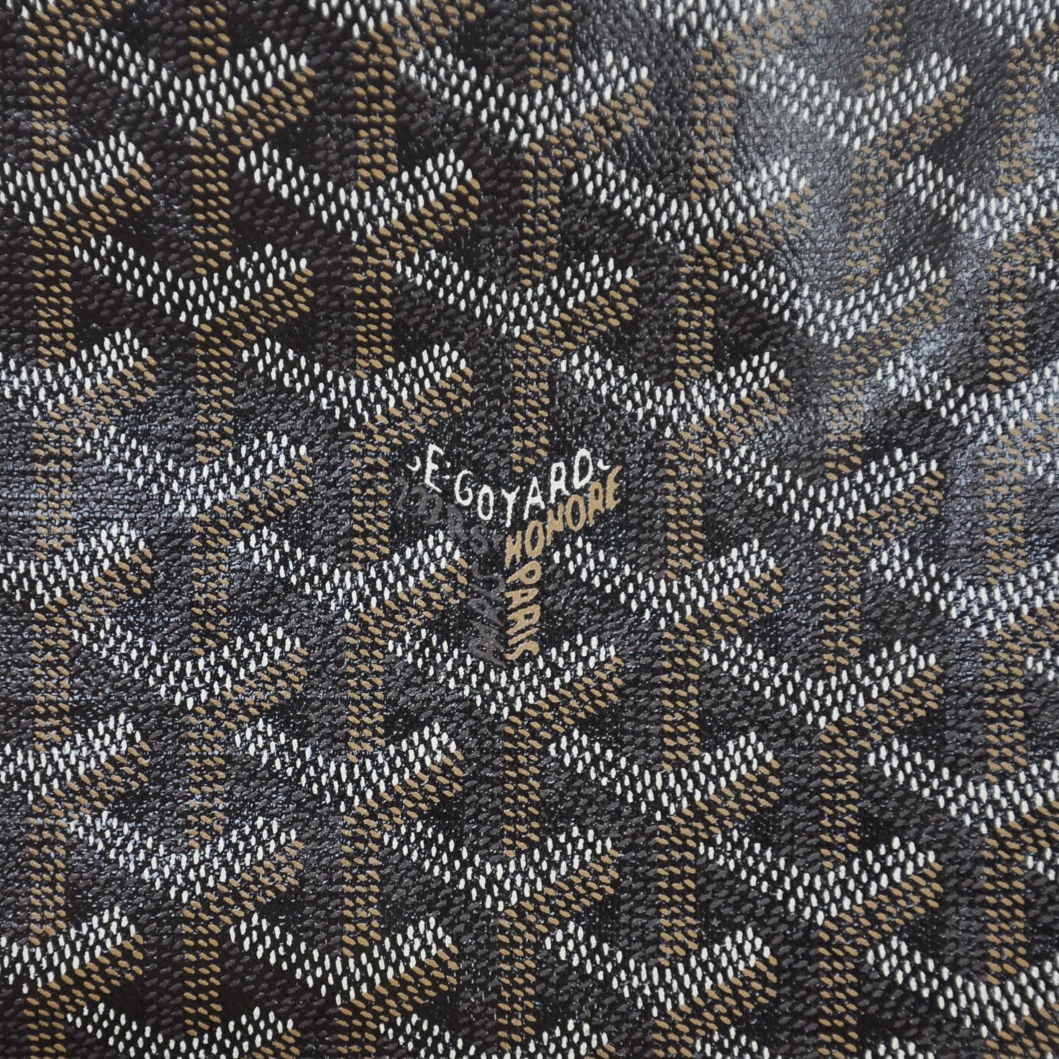 Goyard Goyardine Saint Louis GM Black Gold 8 of 10