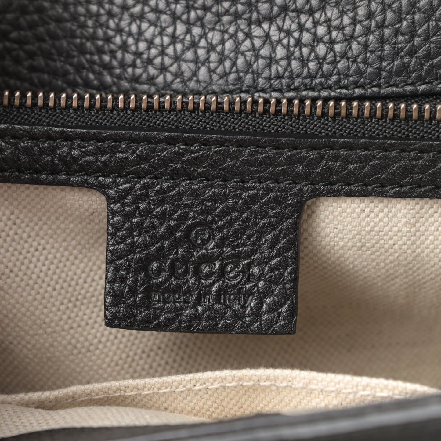 Calfskin Small GG Marmont Top Handle Bag Black