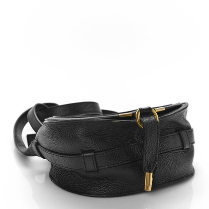 Chloe Calfskin Mini Marcie Round Crossbody Bag Black 4 of 8