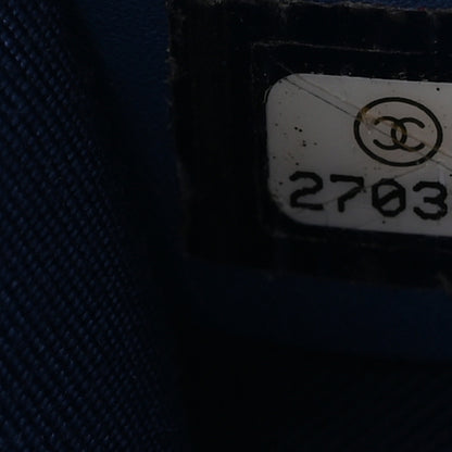 Chanel Caviar Quilted Large CC Day Backpack Blue 7 of 10