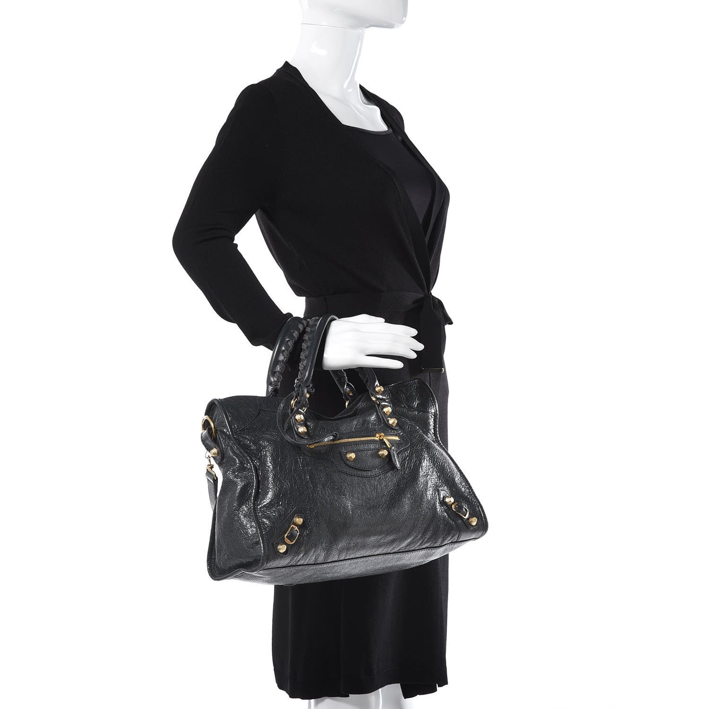 Agneau Giant 12 Gold Hardware City Anthracite