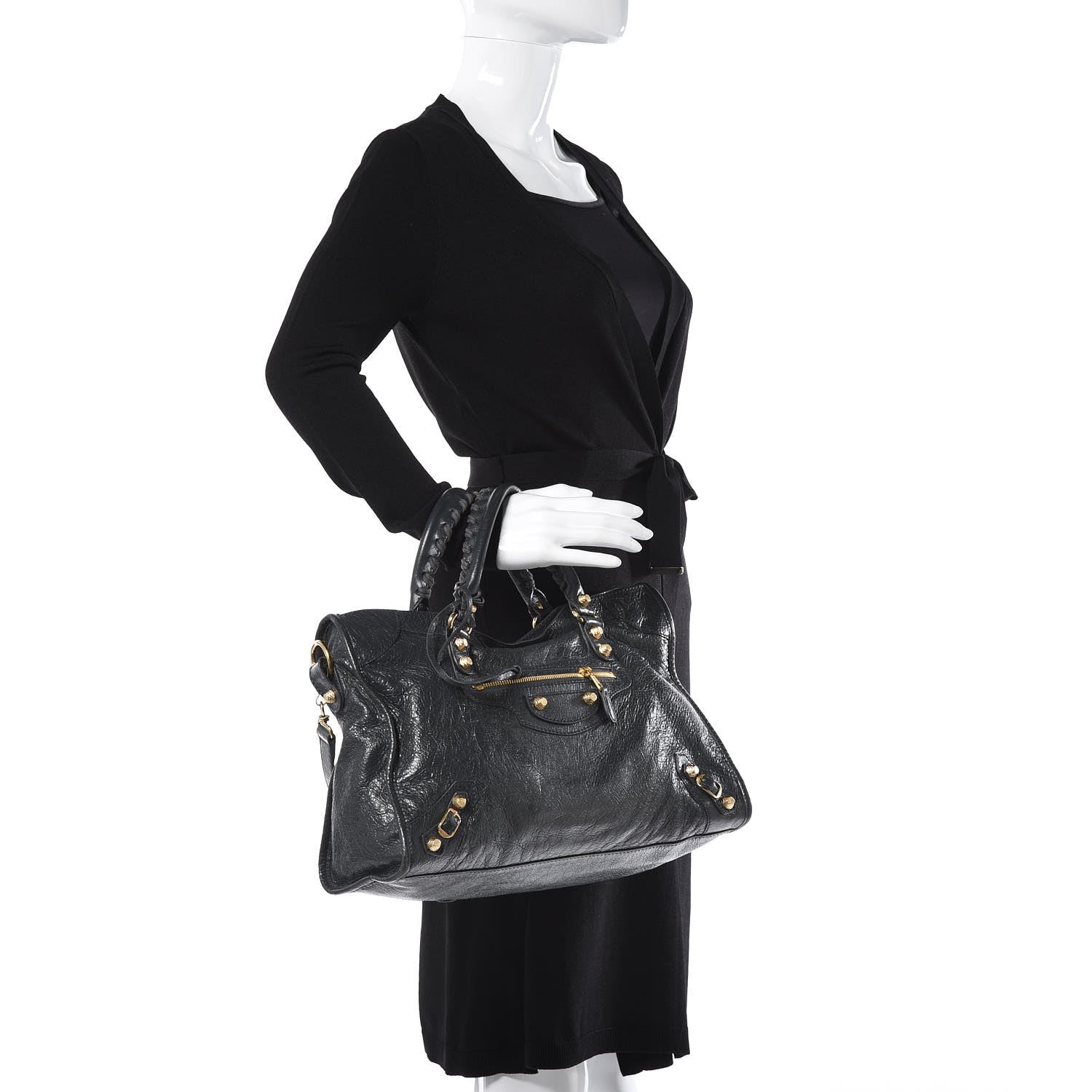 Balenciaga Agneau Giant 12 Gold Hardware City Anthracite 3 of 8