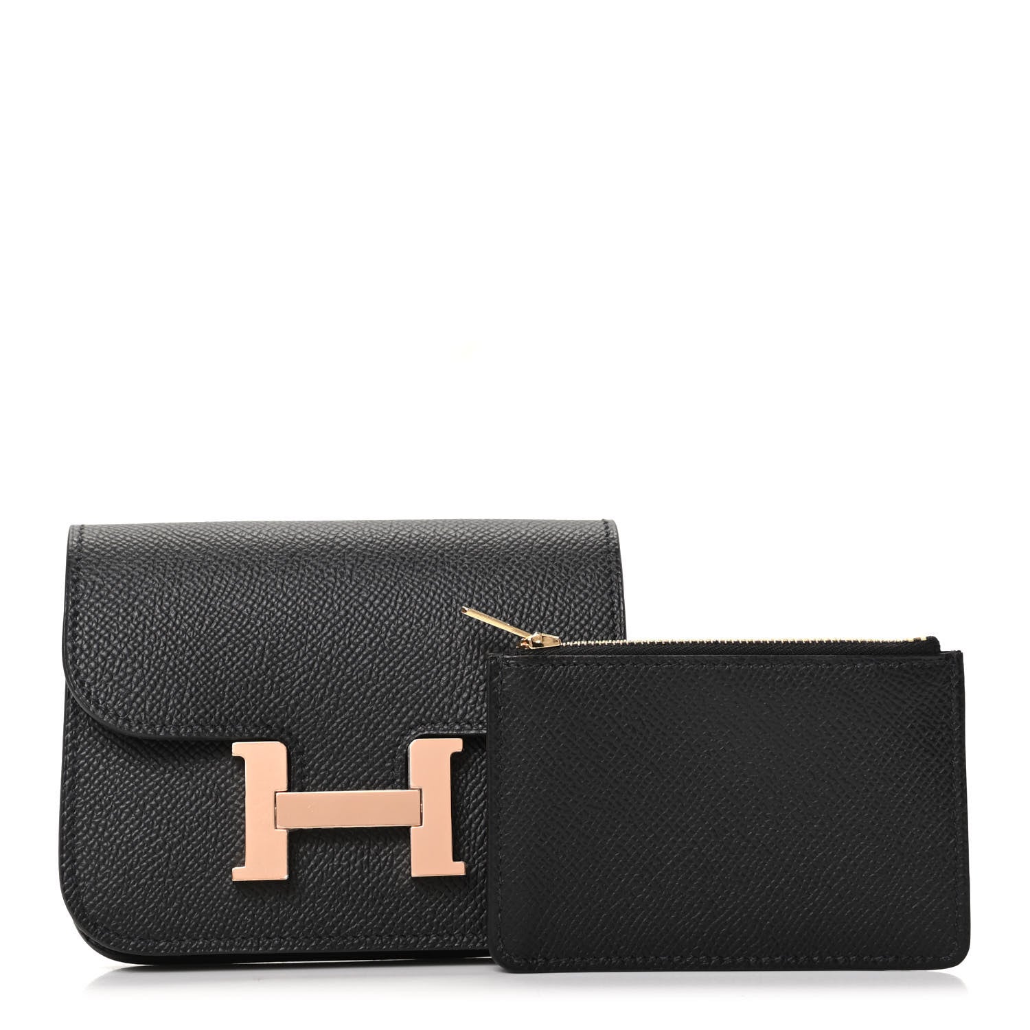 Hermes Epsom Constance Slim Wallet Black 1 of 9