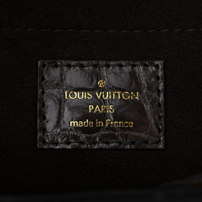 Louis Vuitton Monogram Snakeskin Alligator Monogramissime Exotic Shopper GM Gris 7 of 11