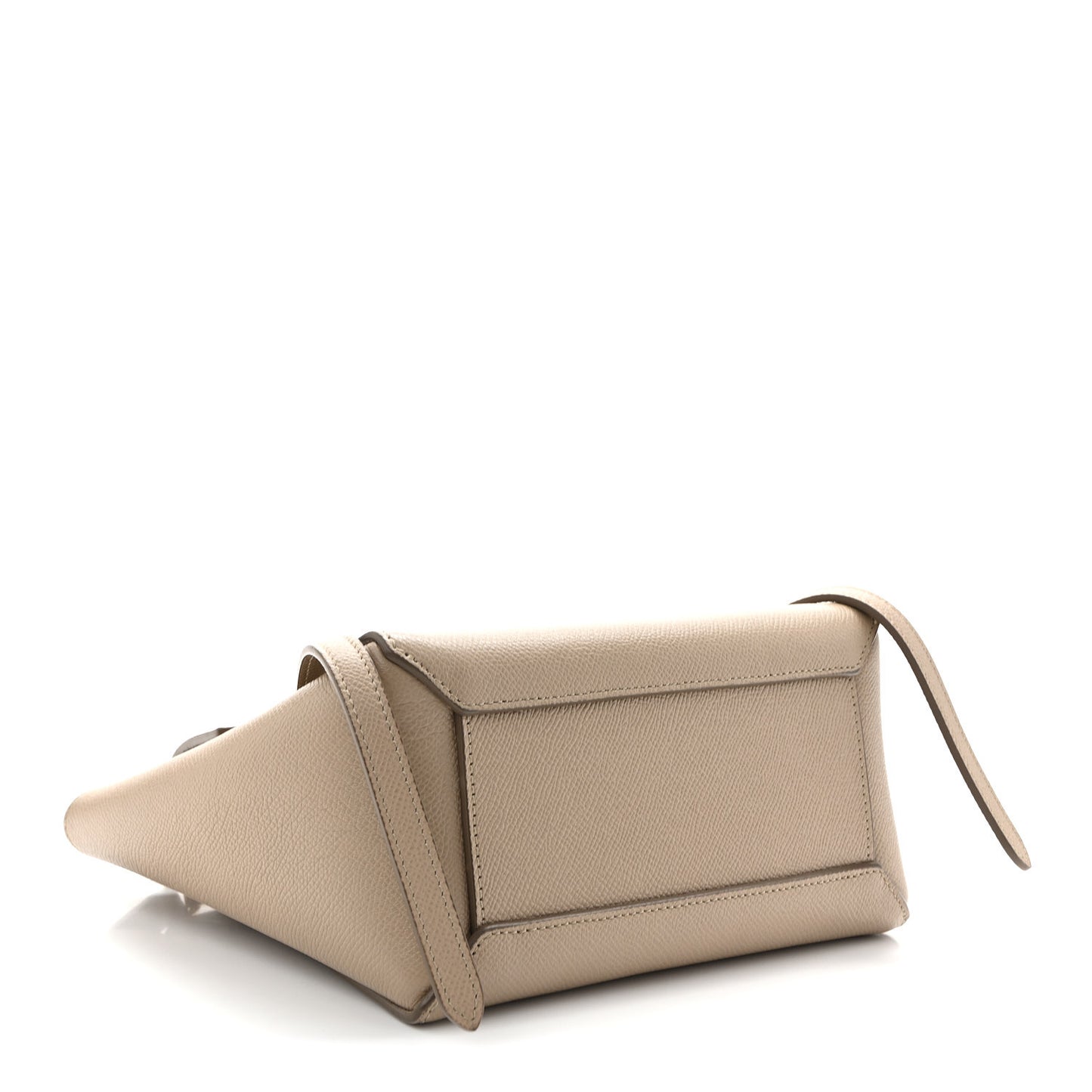 Grained Calfskin Nano Belt Bag Light Taupe