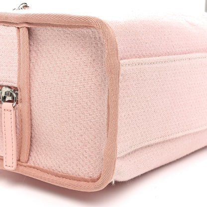 Chanel Canvas Deauville Small Bowling Bag Light Pink Light Pink 9 of 11