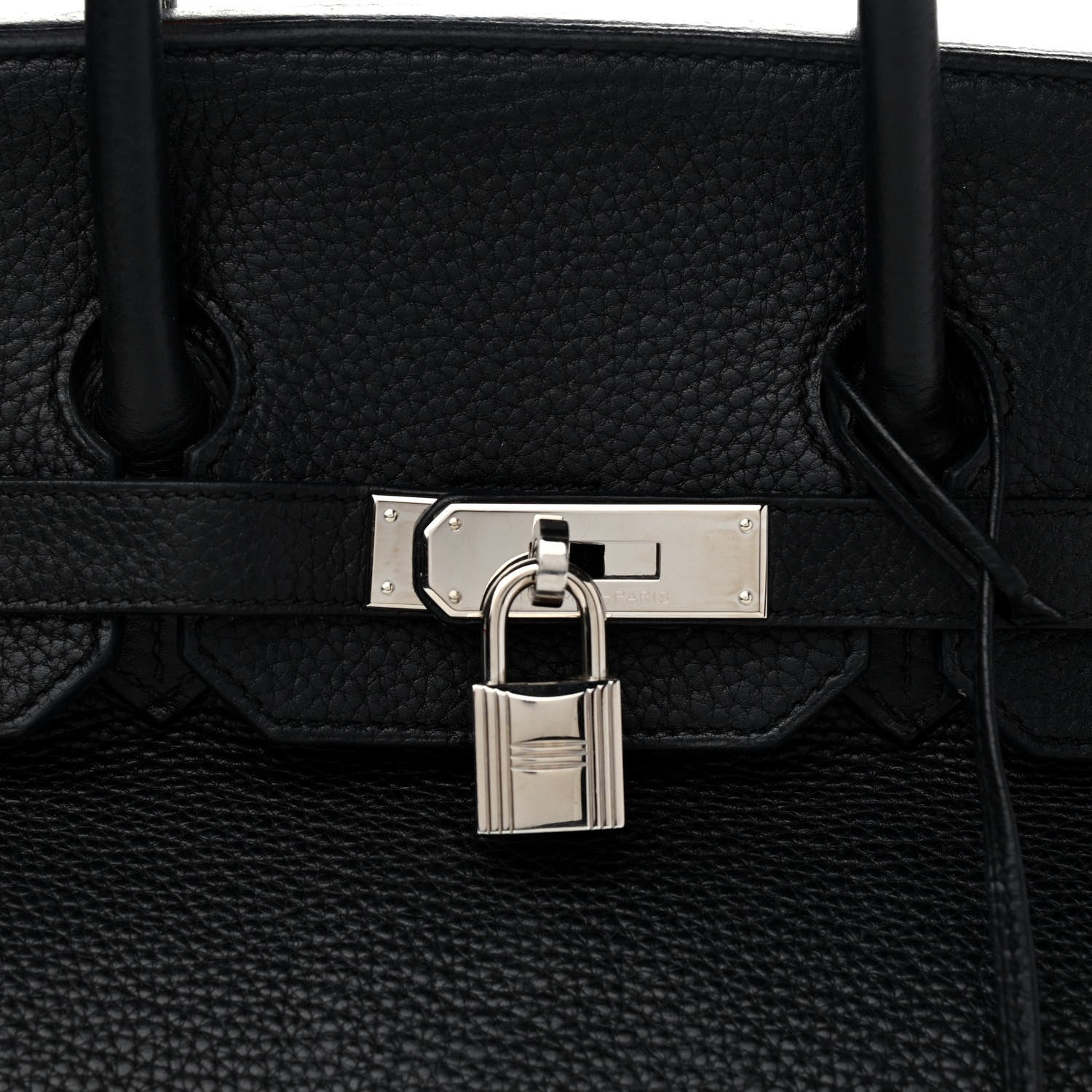 Hermes Taurillon Clemence Birkin 35 Black 15 of 15
