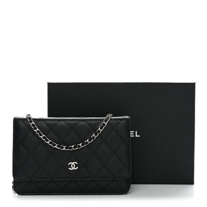 Chanel Caviar Quilted Wallet on Chain WOC Black 13 of 13