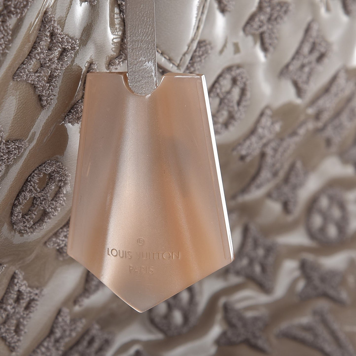 Patent Lambskin Fascination Lockit Gris