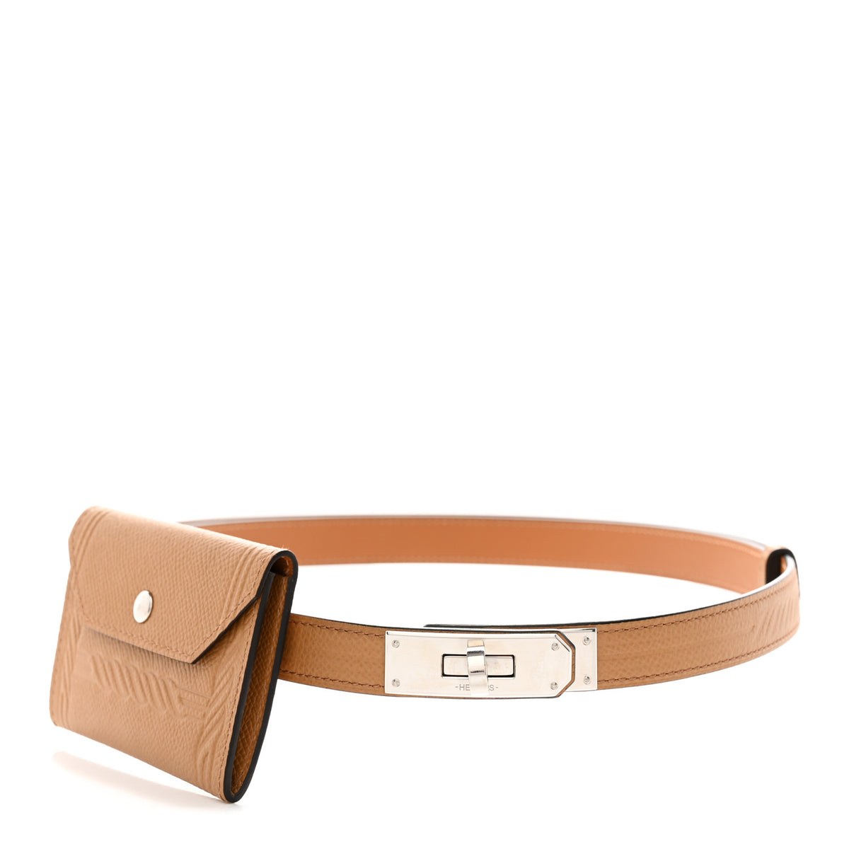 Hermes Epsom Quadrige Kelly Pocket 18 Belt Biscuit 1 of 7