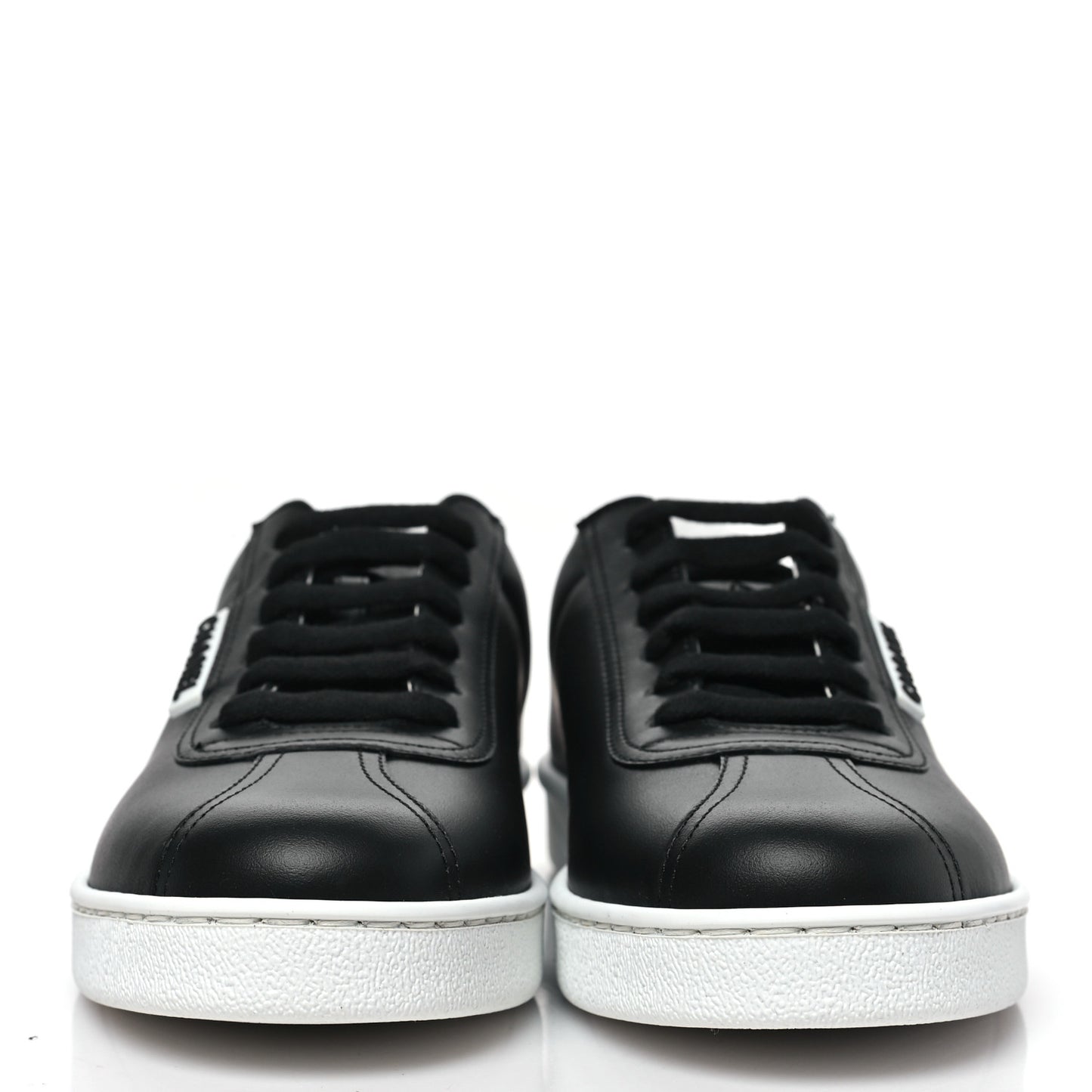 Calfskin CC Womens Sneakers 36.5 Black