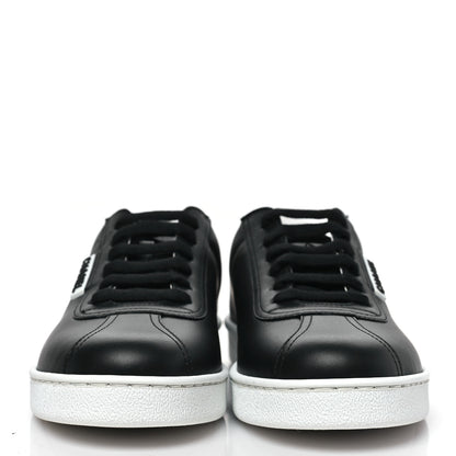 Chanel Calfskin CC Womens Sneakers 36.5 Black 3 of 10