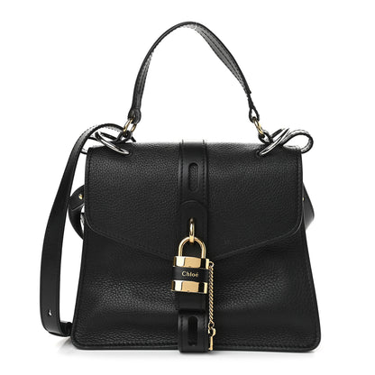 Chloe Grained Calfskin Medium Aby Day Shoulder Bag Black 1 of 9