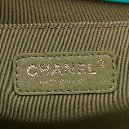 Chanel Calfskin Quilted Medium Boy Flap Turquoise 6 of 10